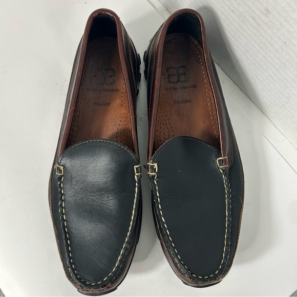 NEW Allen Edmonds Men’s Boulder Venetian Driving Loafers Leather Black Brown main image 8